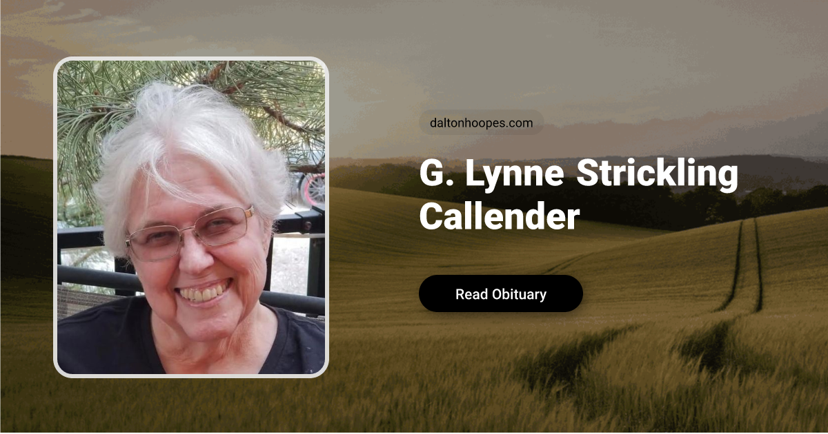 G. Lynne Strickling Callender Obituary, Grantsville, UT
