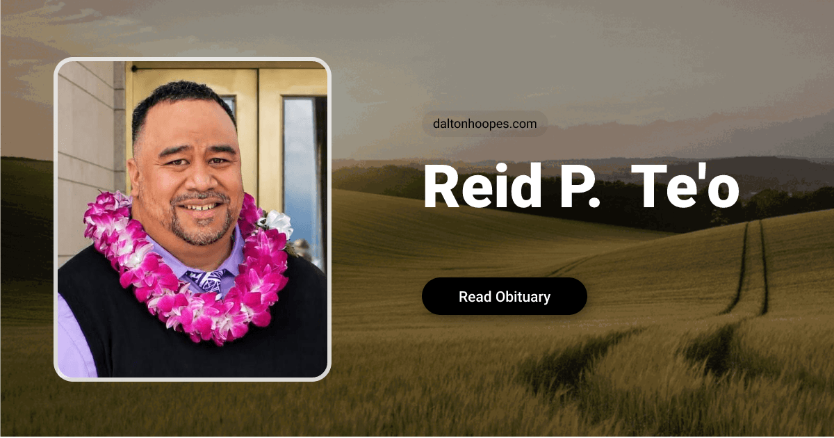 Portrait of Reid P. TeO