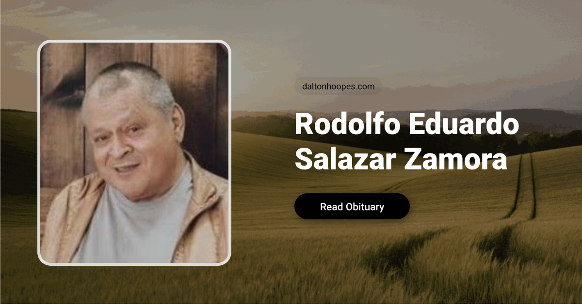 Rodolfo Eduardo Salazar Zamora Obituary, Grantsville, UT