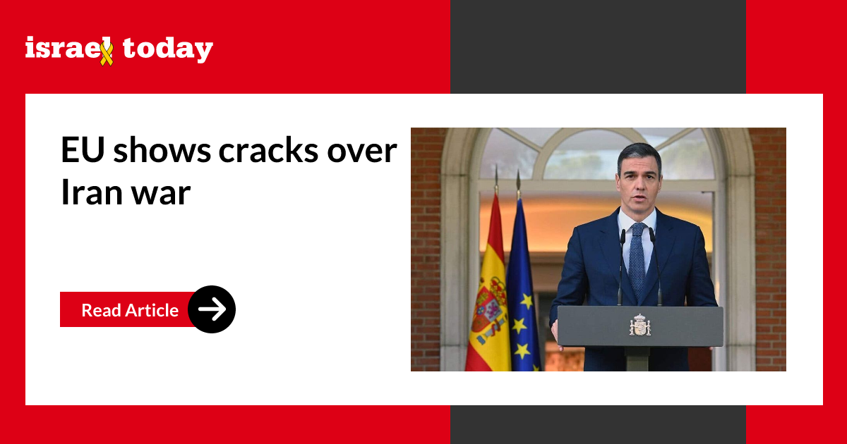 EU shows cracks over Iran war