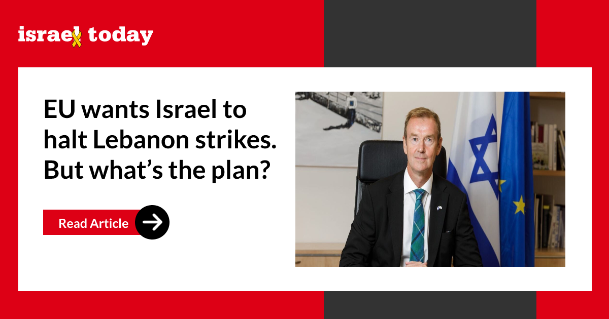 EU wants Israel to halt Lebanon strikes. But what’s the plan?
