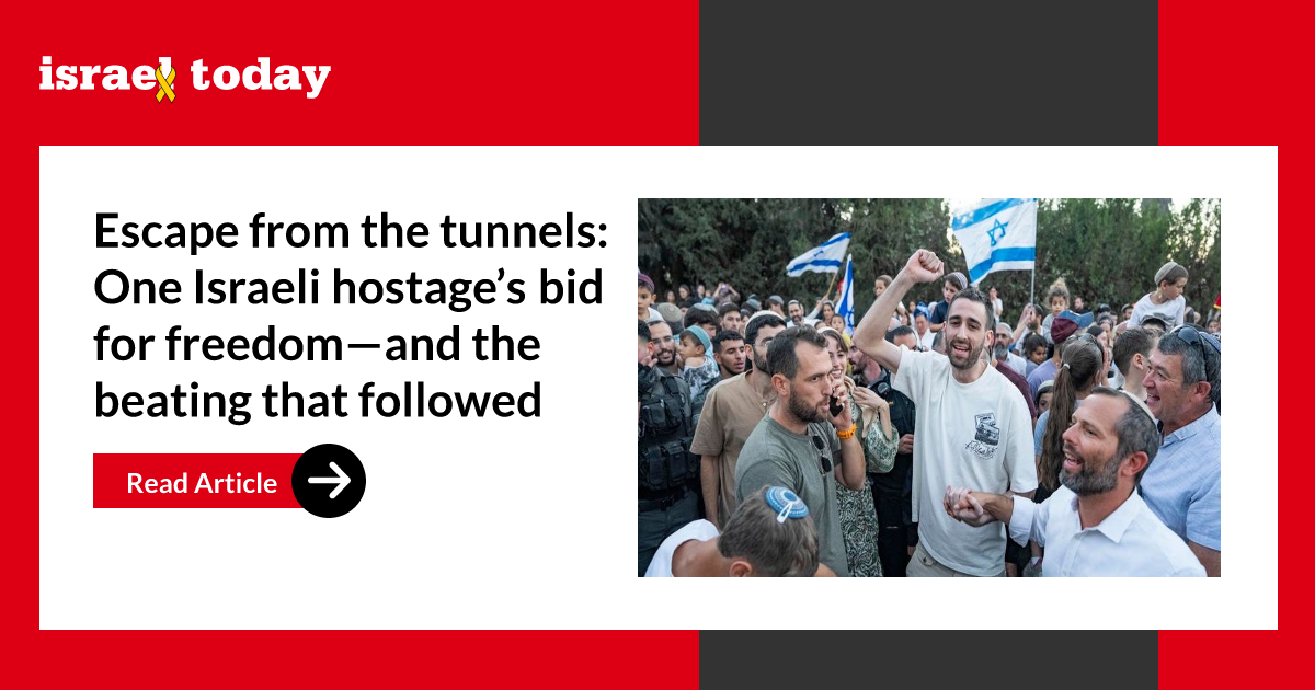 Escape from the tunnels: One Israeli hostage’s bid for freedom—and the beating that followed