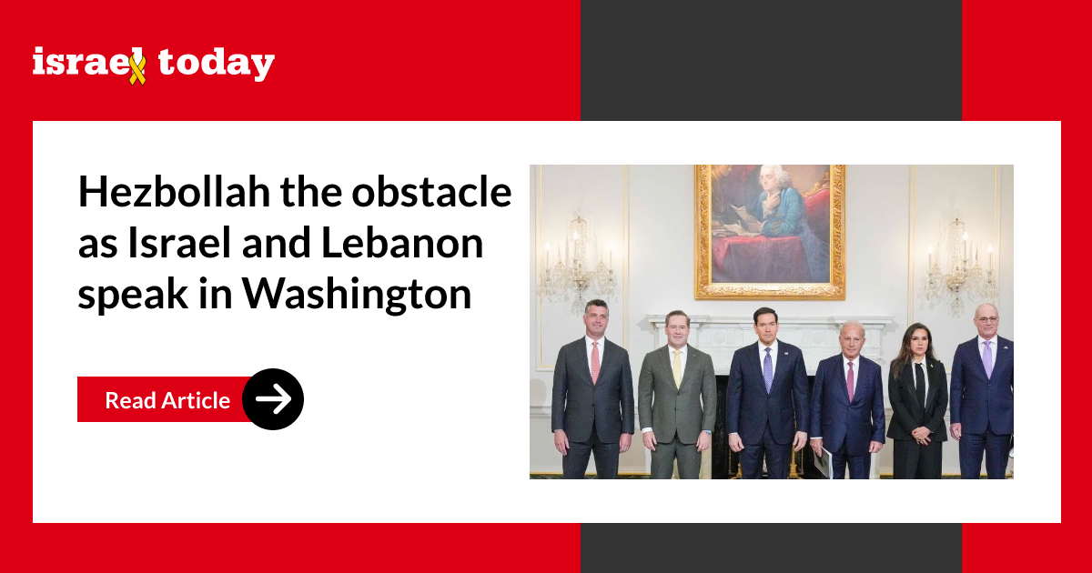 Hezbollah the obstacle as Israel and Lebanon speak in Washington