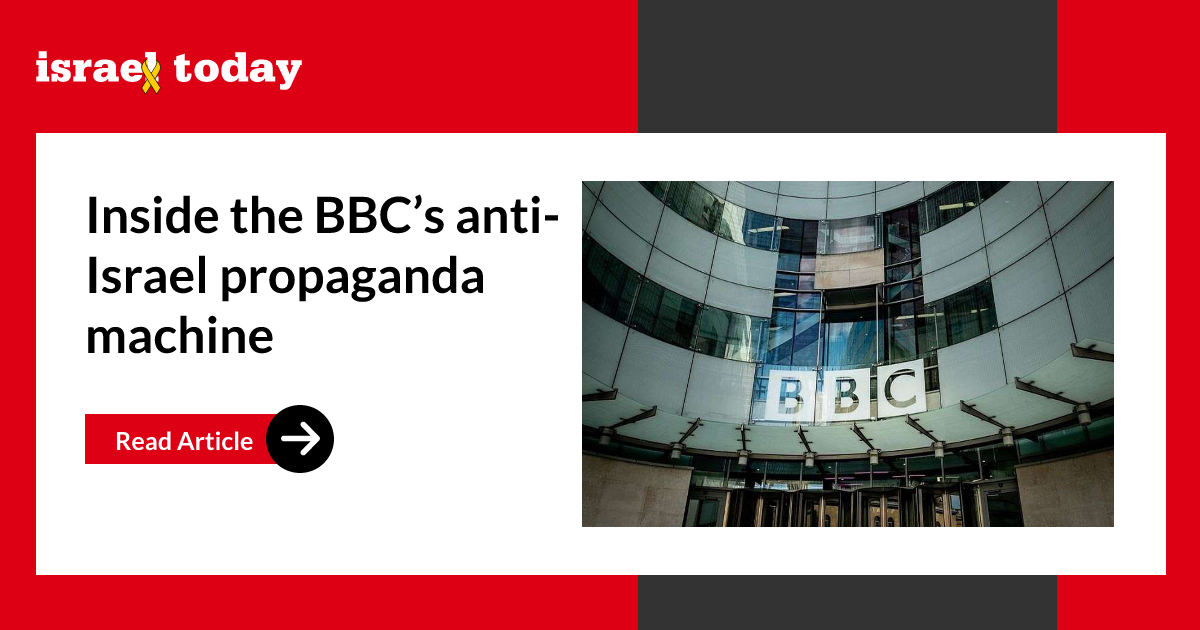 Inside the BBC’s anti-Israel propaganda machine