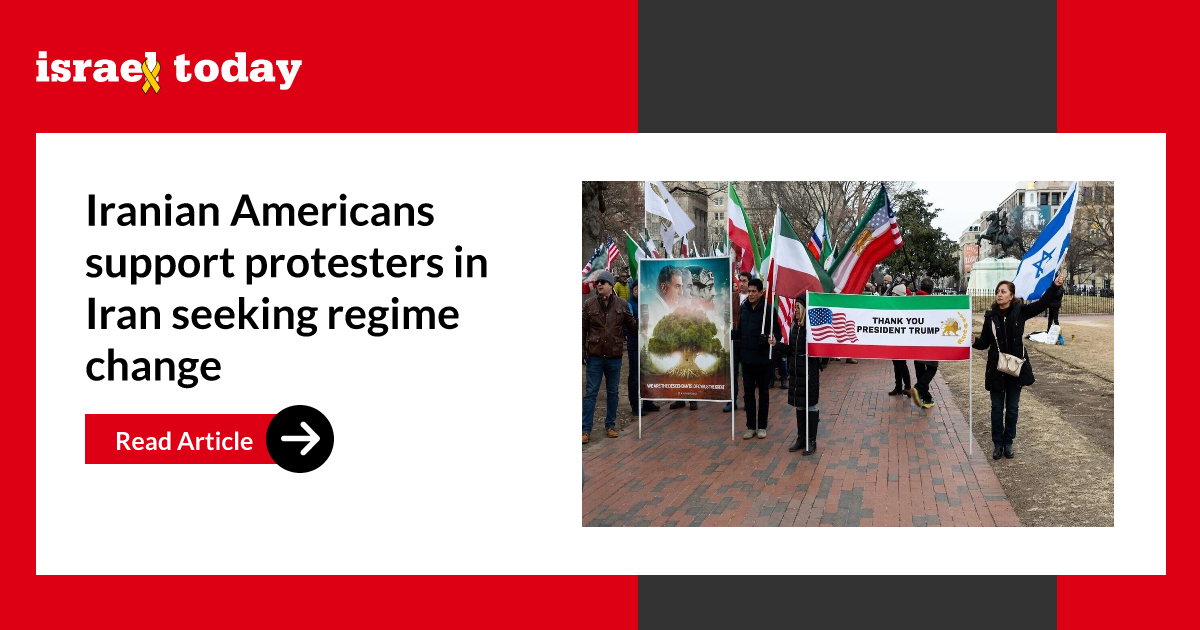Iranian Americans support protesters in Iran seeking regime change