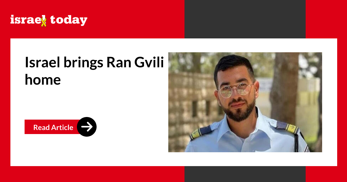Israel brings Ran Gvili home