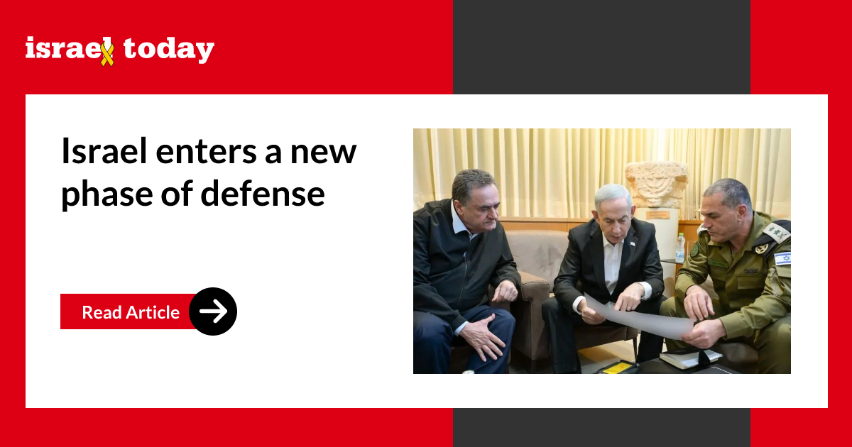 Israel enters a new phase of defense