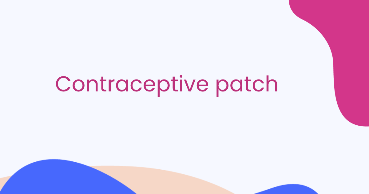 Contraceptive patch