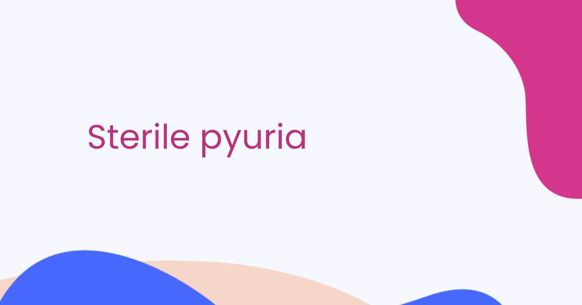 Sterile pyuria